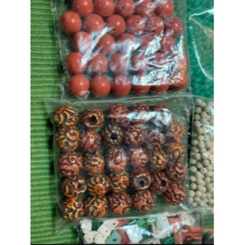 Mixed Craft Beads Set Round & Assorted Colors DIY Jewelry Crafts
